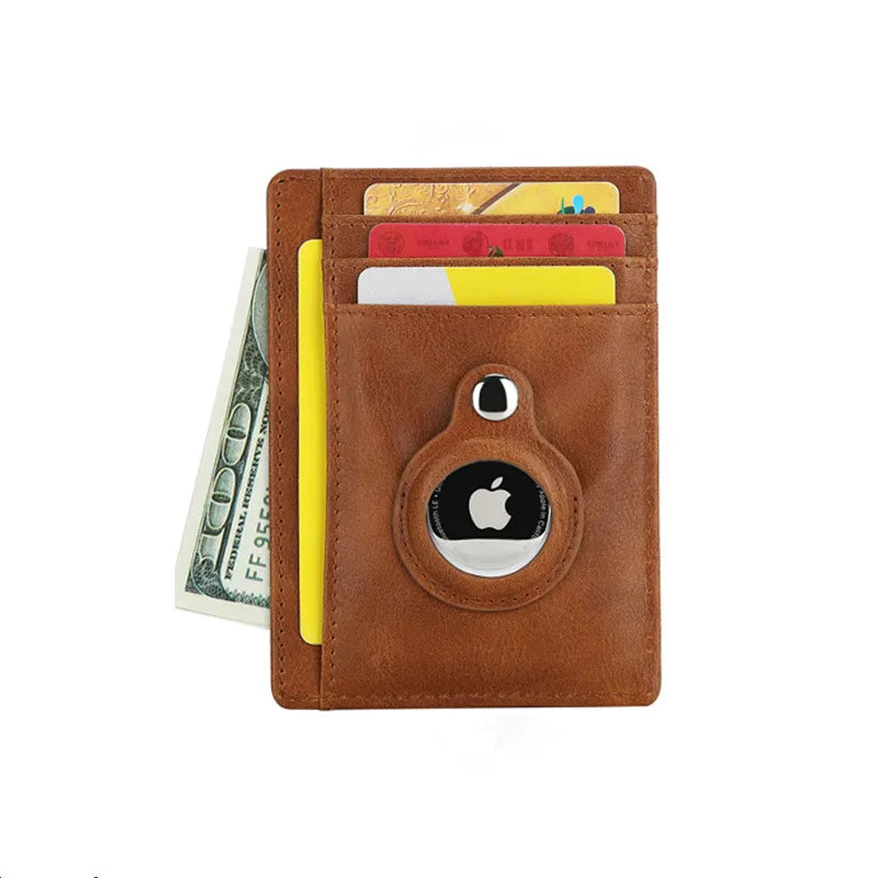 Leather Apple Airtag Wallet