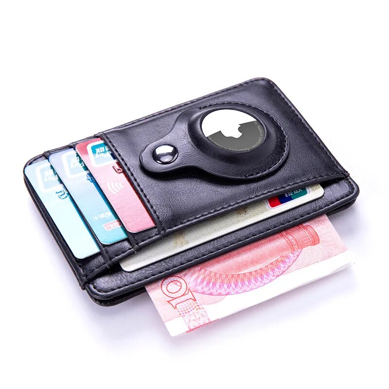 Leather Apple Airtag Wallet