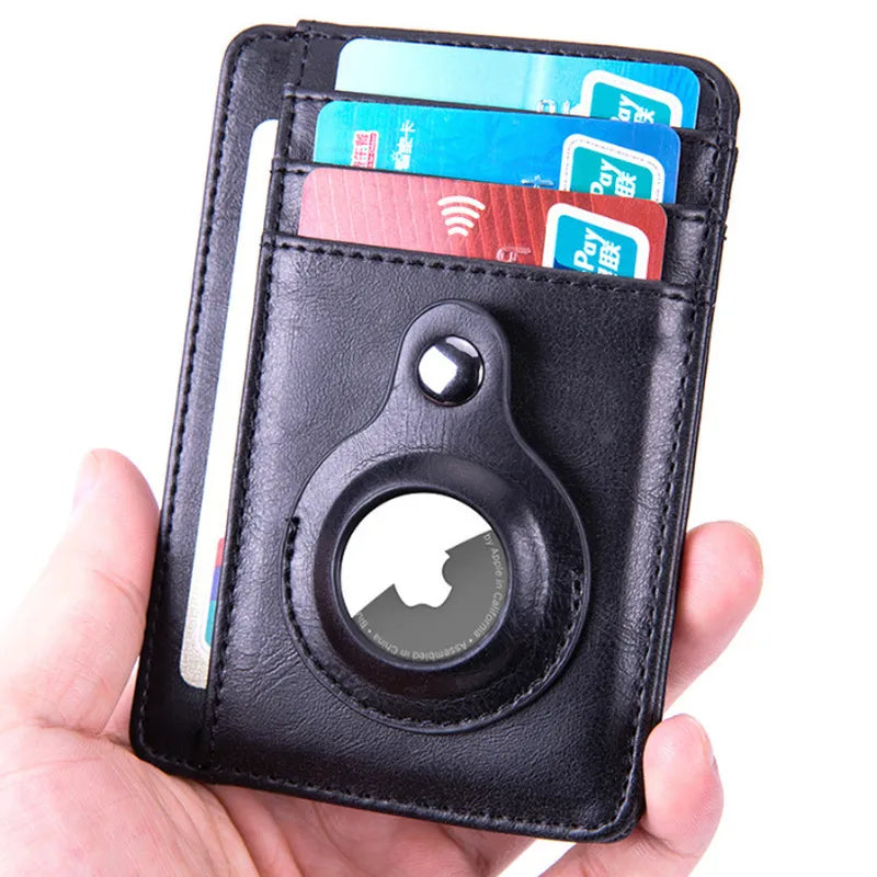 Leather Apple Airtag Wallet