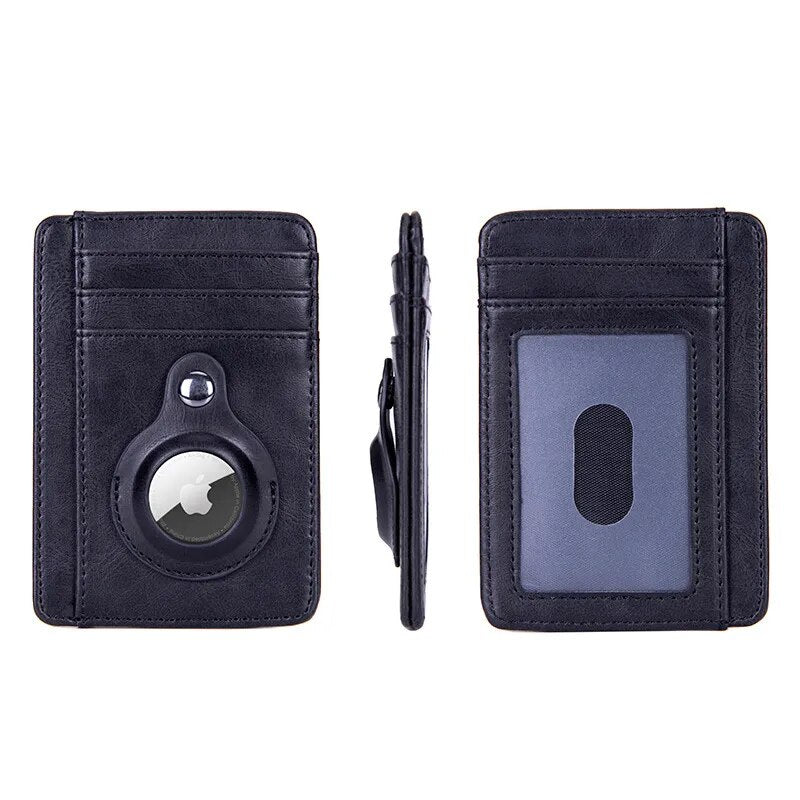 Leather Apple Airtag Wallet